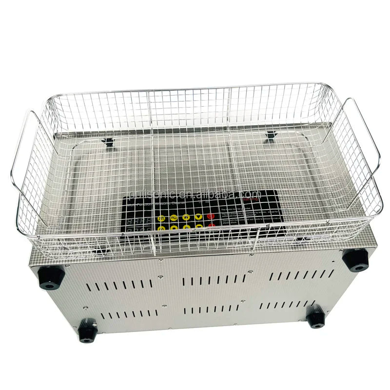 10L 28/40/80/120KHz Double / Three Frequency Ultrasonic Bath With Sweep Pulse Degas Power Adjustable Ultrasound Washing Machine