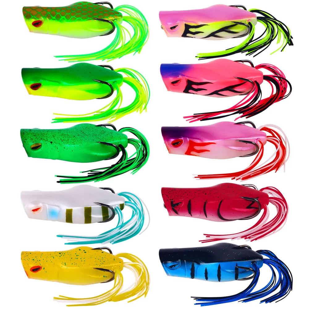 Hot Sale Artificial Frog Fishing Lure 7cm 14g Snakehead Lure Frog Bait