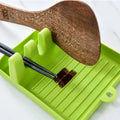 Kitchenware Utensil Rest for Multiple Utensils Heat-Resistant Serving Spoon Rest