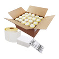 Wholesale Blank White Custom Printing Direct Thermal Barcode Paper Labels Sticker Rolls