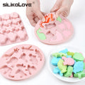 SILIKOLOVE Factory Multi Cavity Cartoon Animal Shape Candy Moulds LFGB Platinum Non Stick BPA Free Silicone Gummy Candy Molds