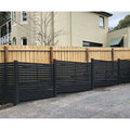 Modern Garden Boundary Wall Fences Adjustable Metal Fencing Panel for Slope
