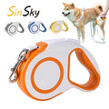 SinSky Custom Logo Automatic Retractable Dog Leash Adjustable Durable Luxury Training Extendable Dog Leash for Pet Walking MegaBDM