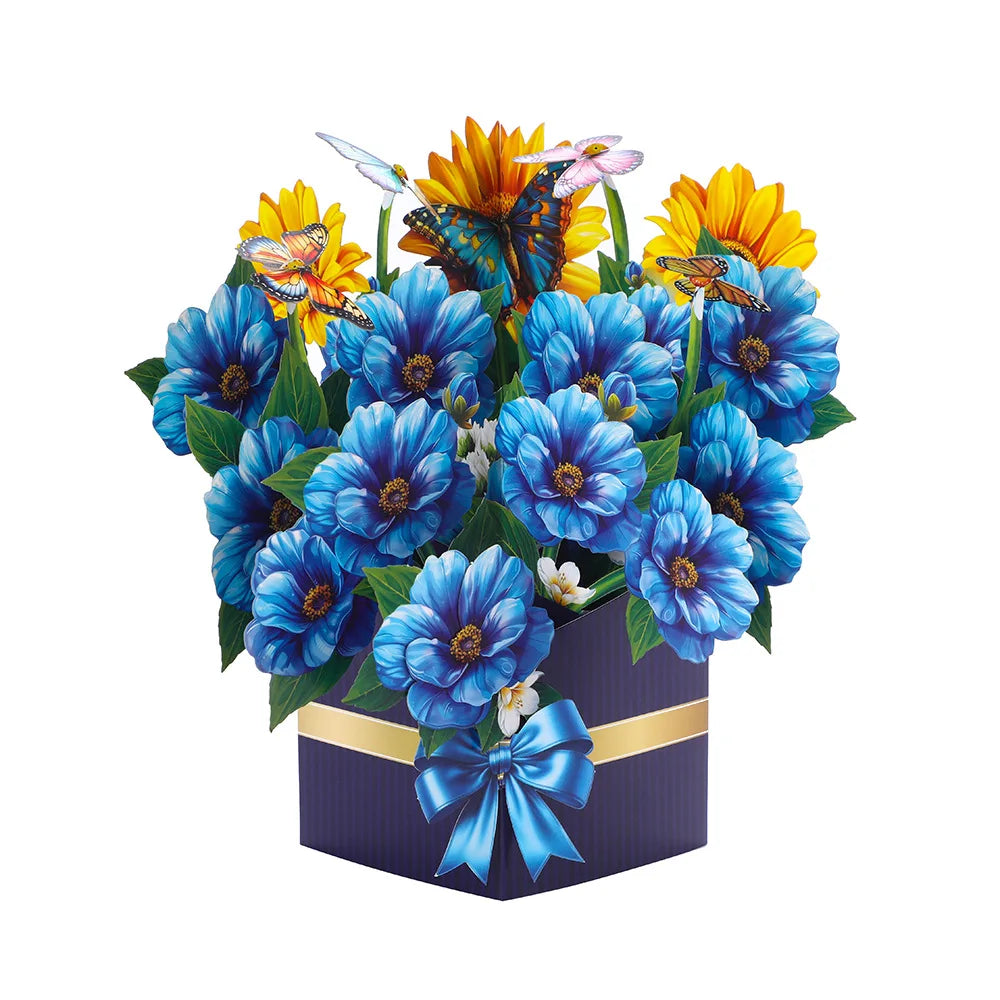 High-End Creative 3D Pop-Up Greeting Card Bouquet Ornament - Valentine's Day Mother's Day Thanksgiving Blessing Gift