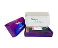 Luxury Corrugated Cardboard Boxes Purple Paper Shipping Mailers Made From Recycled Materials for Dress Packaging with Logo