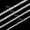 Wholesale Gold Plated Tennis Link Chain Necklaces Hiphop Cubic Zircon Jewelry for Men Women for Weddings Engagements Gifts