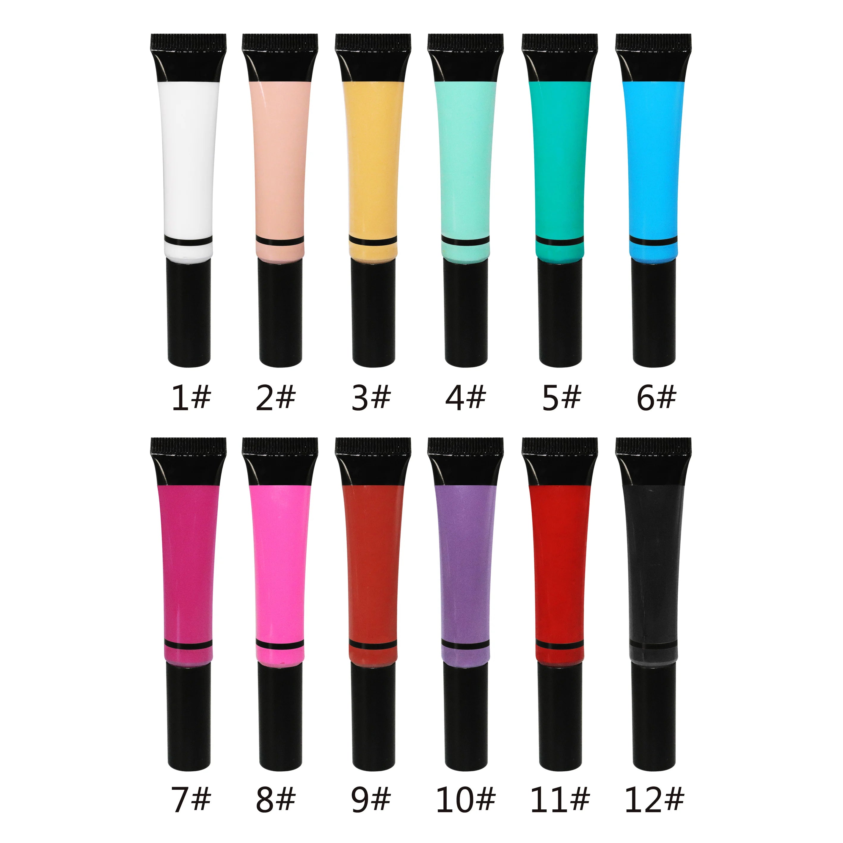 Wholesale 12 Colors Eyeshadow Base Cream Eye Concealer Easy to Color Base Makeup 24 Hours Waterproof Matte Eyeshadow Primer