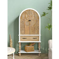 INNOVA HOME Solid Wooden Buffet Cabinet Sideboard Arched Design Modern Retro Antique Luxury Certified Dining Room Kitchen Living