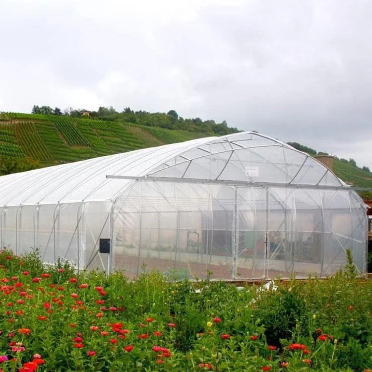 Commercial Low-Cost Tunnel Greenhouse Kit for Agricultural Greenhouse Manufacturing for Organic Farming & Greenhouse Production