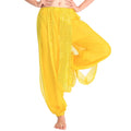 Belly Dance Harem Pants Shiny Bloomers Trouser Arabic Performance Wear