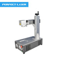 Perfect Laser Portable Desktop 20w 30w 50w Stainless Carbon Aluminium Brass Electronic Product IC Fibre Laser Marking Machine