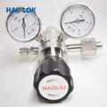 Pneumatic Stainless Steel Dual-Stage Pressure Reducing Regulator Gas N2 Inlet Pressure 0-3000psi Outlet Pressure 0-120psi