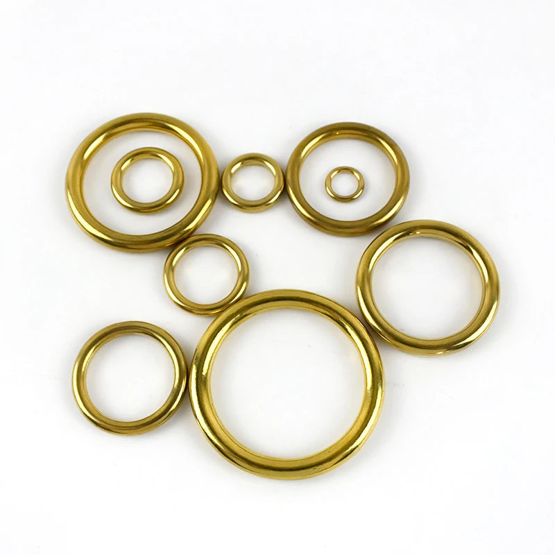 Deepeel BD015 8-51mm Bag Accessories Handbag Strap Clasp Snap Connecting Copper O Ring Buckle