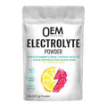 OEM Electrolyte Powder Hydration Packets Lemon Flavour Low Calorie Electrolytes Sweetened with Stevia Electrolytes Energy Drink