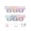Cotton 3layer Eco-friendly Leak Proof Teenagers Menstrual Underwear Cute Print Period Panties Teenage Girls Underpants Briefs