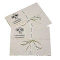 100% Cotton Eco-Friendly Dust Bag Custom Logo Printed Flap Soft Envelope Pouch Fashion Style for Underwear Craft/Candle Use