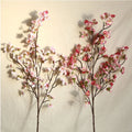 Hot Artificial White Cherry Blossom Branches Silk Flowers Wedding Decoration