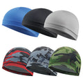 Custom Logo Solid Color Camo Cycling Running Unisex Sport Skull Cap Motorcycle Helmet Liner Wave Cap Hat