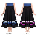 IEFiEL Kids Girls Vintage Full Circle Chiffon Long Skirt Spirit Praise Ballet Dance Skirt Performance Costume