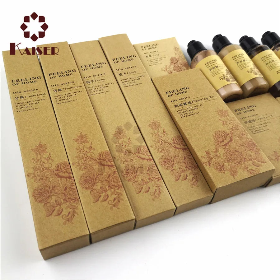 Customized Mini Disposable Amenities Set 30ml Bottle Hotel Soaps and Toiletries for Sale