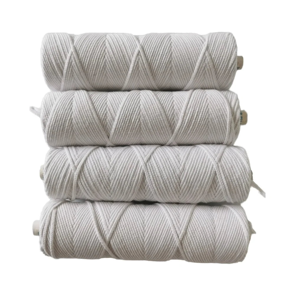 Wholesale High Quality Custom Size Smokeless Cotton Candle Wick Made China for Soy Wax Candle Candles Fragrance Accessories
