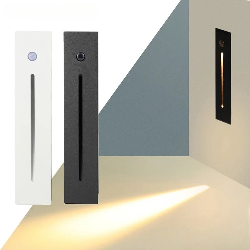 Wholesale Top Quality Led Corner Step Lamp Ip65 for Stairs with Human Body Sensor 3w LED Step Stair Light