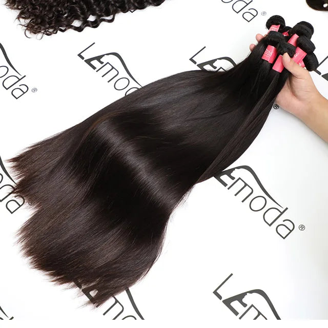 Raw Virgin Brazilian Weave Remy Hair Bundles 10-30 Inch Straight Human Hair Bundles Wholesale Unprocessed Human Hair Bundles