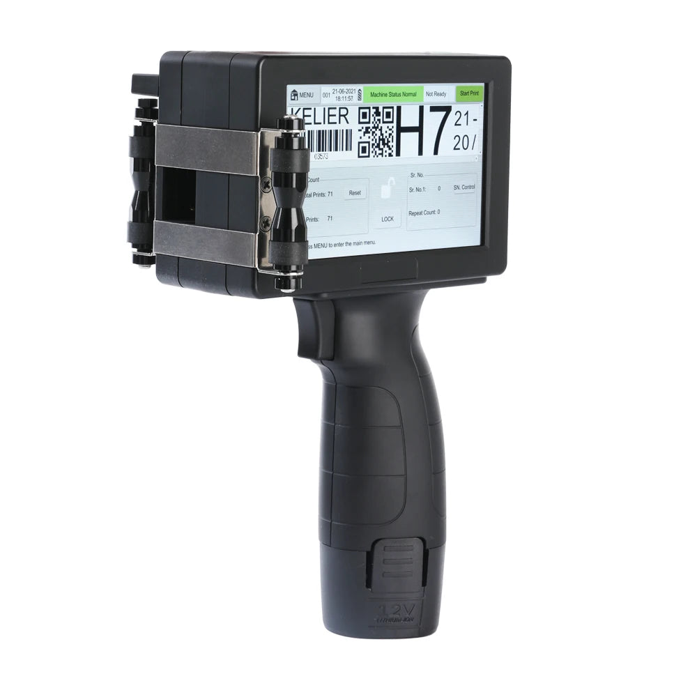 Handheld Printer for Carton/Bag/Bottle/Paper/Leather/Aluminum Coding Lots Numbers 25.4 mm Batch Coding Inkjet Marker