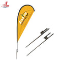 3.4m Outdoor Advertising Beach Flag Feather Promotion Flag
