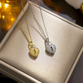 Wholesale New Stainless Steel Fashion Personalized Heart Shaped Diamond Inlaid Love Pendants for Necklace