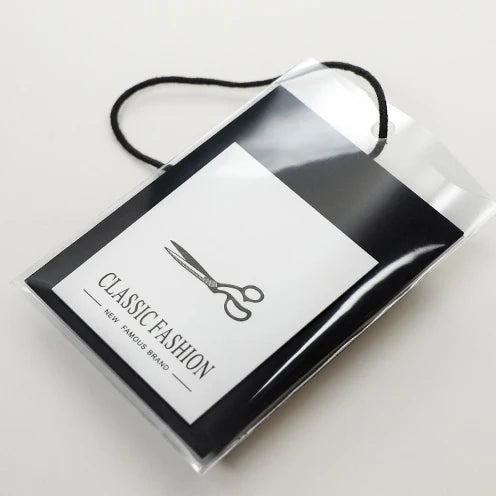 Recyclable Thick Paper Swing Tags Biodegradable Paper Clothing Hat Socks Hang Tags