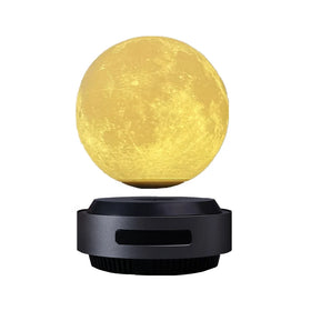 HCNT Modern Electric Auto-Lifting Levitating Moon Lamp with One-Button Control Magnetic Floating LED Home/Office Decoration