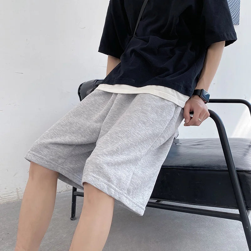 Custom Gray Jogger Sweat Shorts Wholesale Jogger French Terry Sweat Shorts Wholesale Men Short Gym Shorts Casual Print Pattern