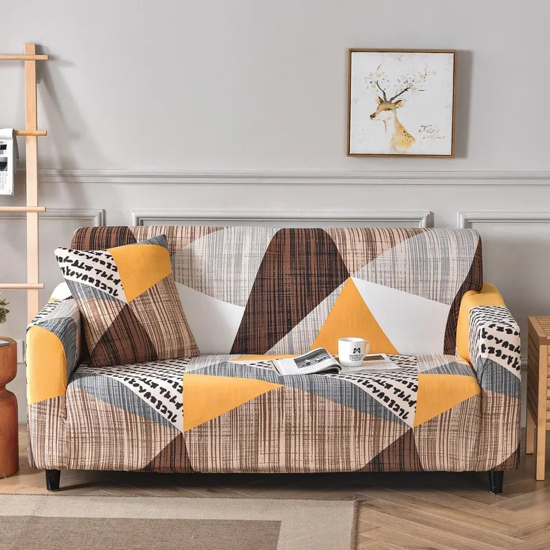 China Wholesale Hot Selling 3-Seater L-Shape Sofa Cover Set Soft and Durable Stretch Design for Sectional Sofas