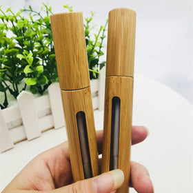 Biodegradable Packaging Empty Makeup Container Bamboo Lipstick and Lip Glaze Lip Balm Tube Factory Direct Lipstick Tube