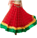 Exquisite Women's 720 Degree Indian Belly Dance Performance Dress Large Half Skirt Bottom Wear for Training Dancewear