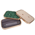 A1 Factory Wholesale Ring Earrings Metal Jewelry Display Tray Custom Logo Jewelry Organizer Tray Velvet Jewelry Display Stand