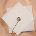 Chuanghua Ivory Microfiber Jewelry Pouch With Holder Custom Hot Stamped Suede Envelope Jewelry Pouch With Insert Card