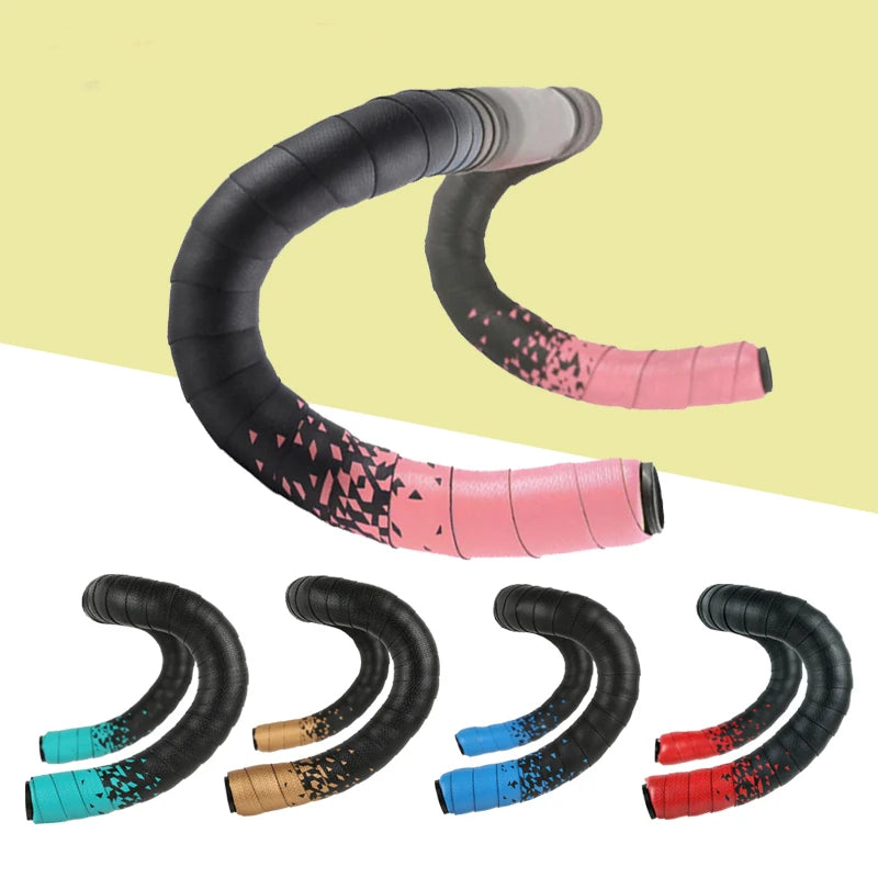 Road Bike Handlebar Tape PU EVA Soft Bend Tape Antiskid Shock Resistant Bike Handlebar Tape Bicycle Parts