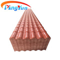 Green Synthetic Spanish and Roma Style PVC Roof Tile 1050mm Polyurethane