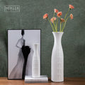 Merlin Living White Vase Decor Modern Home Decor Ceramic Small Flower Vase With Big Vase
