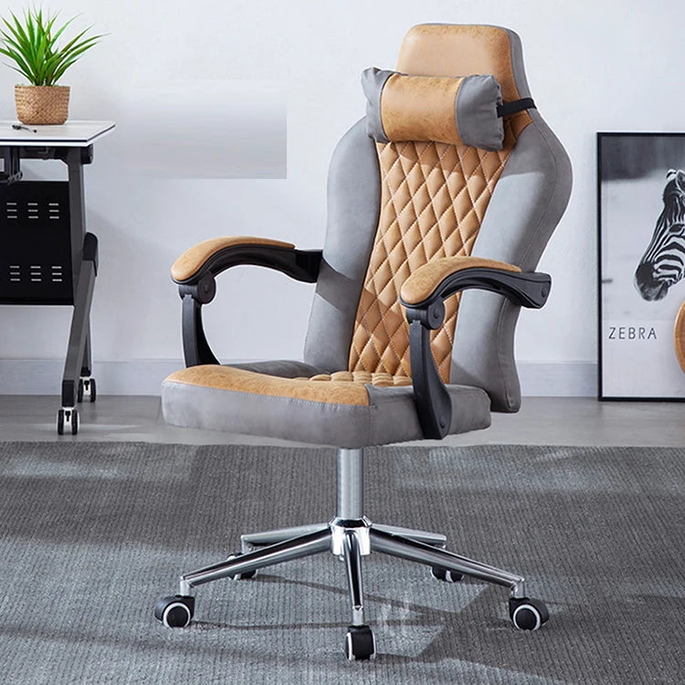 Comfortable Home Esports Gaming Chair Lift Rotate Boss Office Chair Ergonomic Backrest Adjustable Lounger Chair