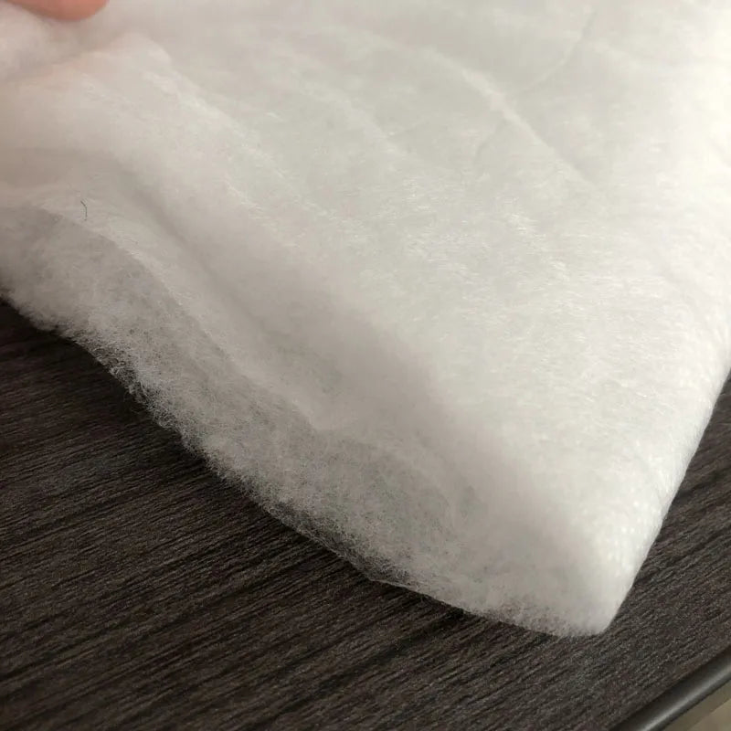 Surface Composite Non-woven Breathable Fusible Stain Resistant Memory 100% Cotton/PET Wadding Batting Padding Custom Thickness