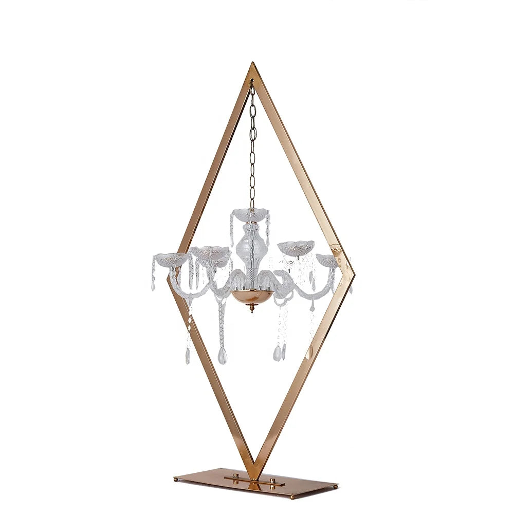 Tall Chandelier Candle Holders Centerpiece for Wedding Decor