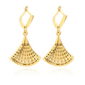 Women's Korean-Style Long Gold Hoop Earrings with Unique Love Design Diamond Stone Statement Fashion Jewelry for Parties