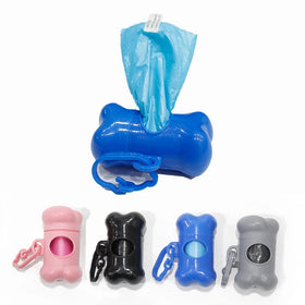 Factory Wholesale Eco-Friendly Plastic Dog Waste Bag Dispenser with Holder Biodegradable Pet Outdoor Poop Bags