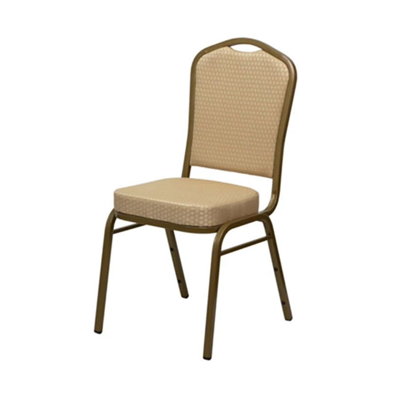 Quality Steel Banquet Chair Soft Cushion Powder Coating Midcentury Antique Design Apartment Hotel Dining School Outdoor Living