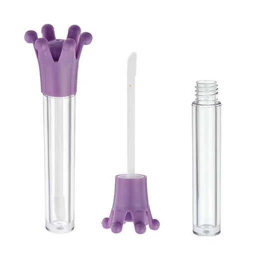 Gold Crown Lip Gloss Tube Kids Lipgloss Tubes With Logo