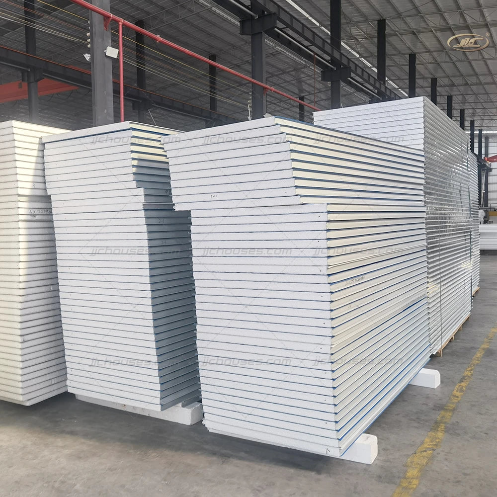 Sandwich Panel for Ceiling40mm Roofing Decorative Building Eps Insulated Design Cheap Price M2 Kerala Sandwich Panel Price