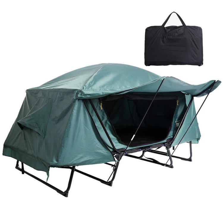 2 Person Waterproof Oxford Portable Folding Outdoor Camping Tent Rainproof Fishing Camping Folding Cot Tent